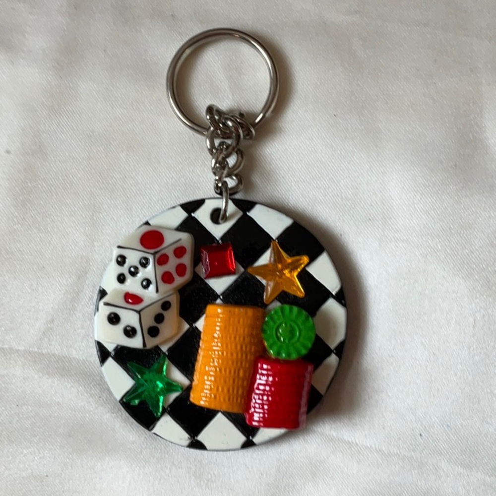 Vintage 1980s Las Vegas stardust hotel key chain